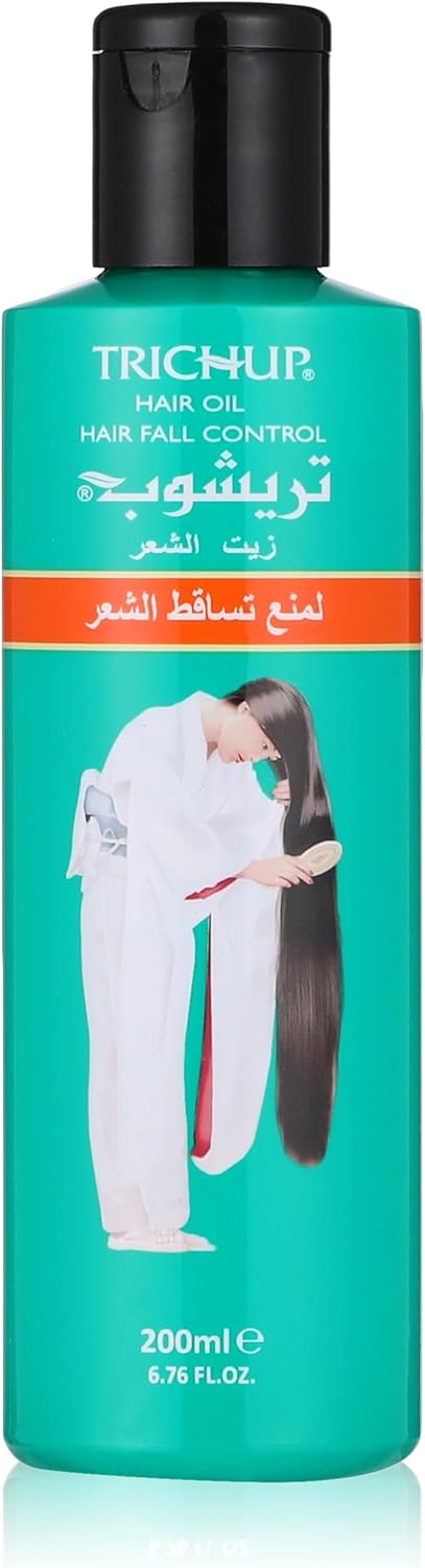 Trichup Hair Fall Control Hair Oil (200ml) – Enriched with Amla, Bhringaraj & Licorice – For Hair Fall Control & Root Repair – Non-Greasy Nourishment for Lustrous, Strong & Thick Hair