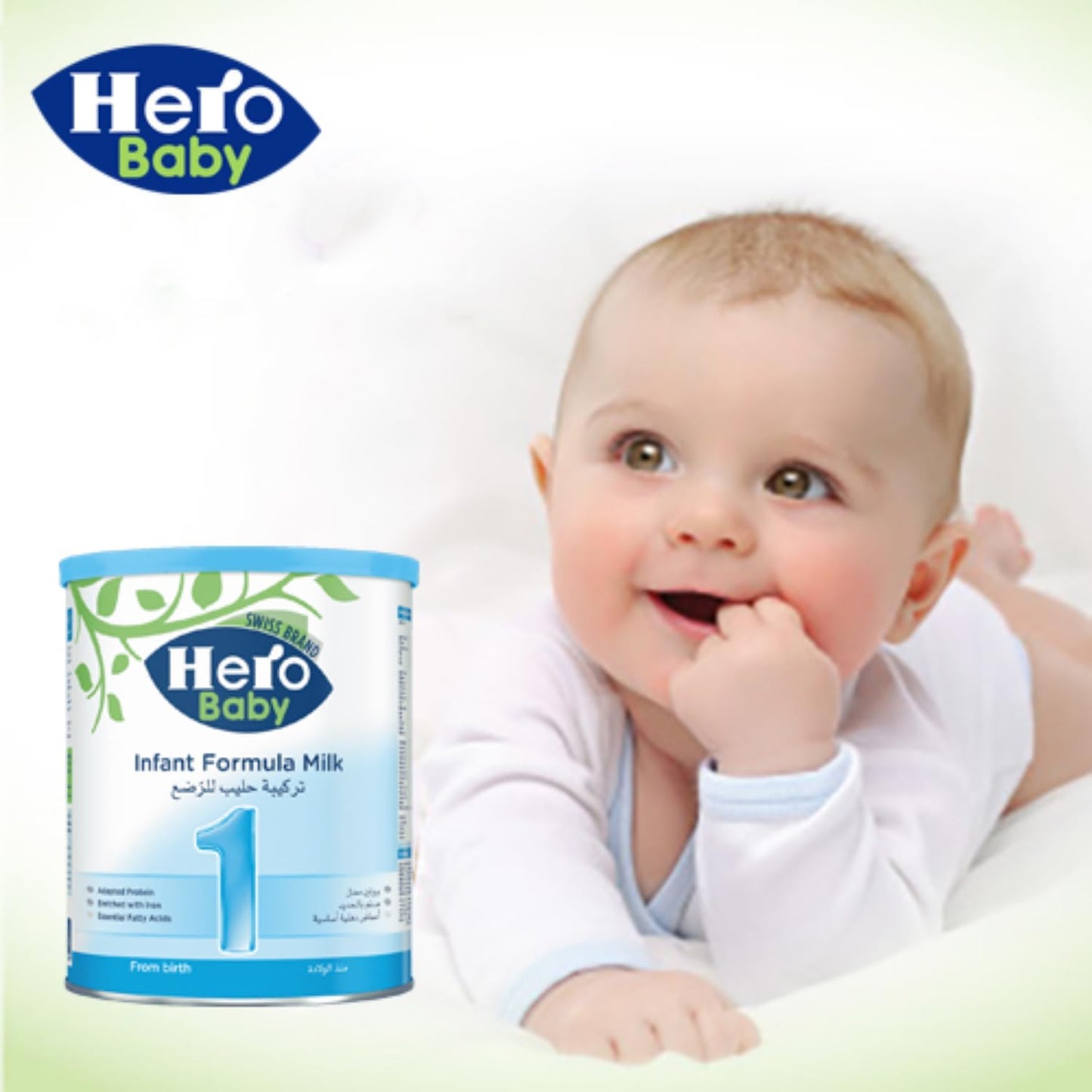 Hero Baby Infant Formula Milk 1, From Birth - 400 gm