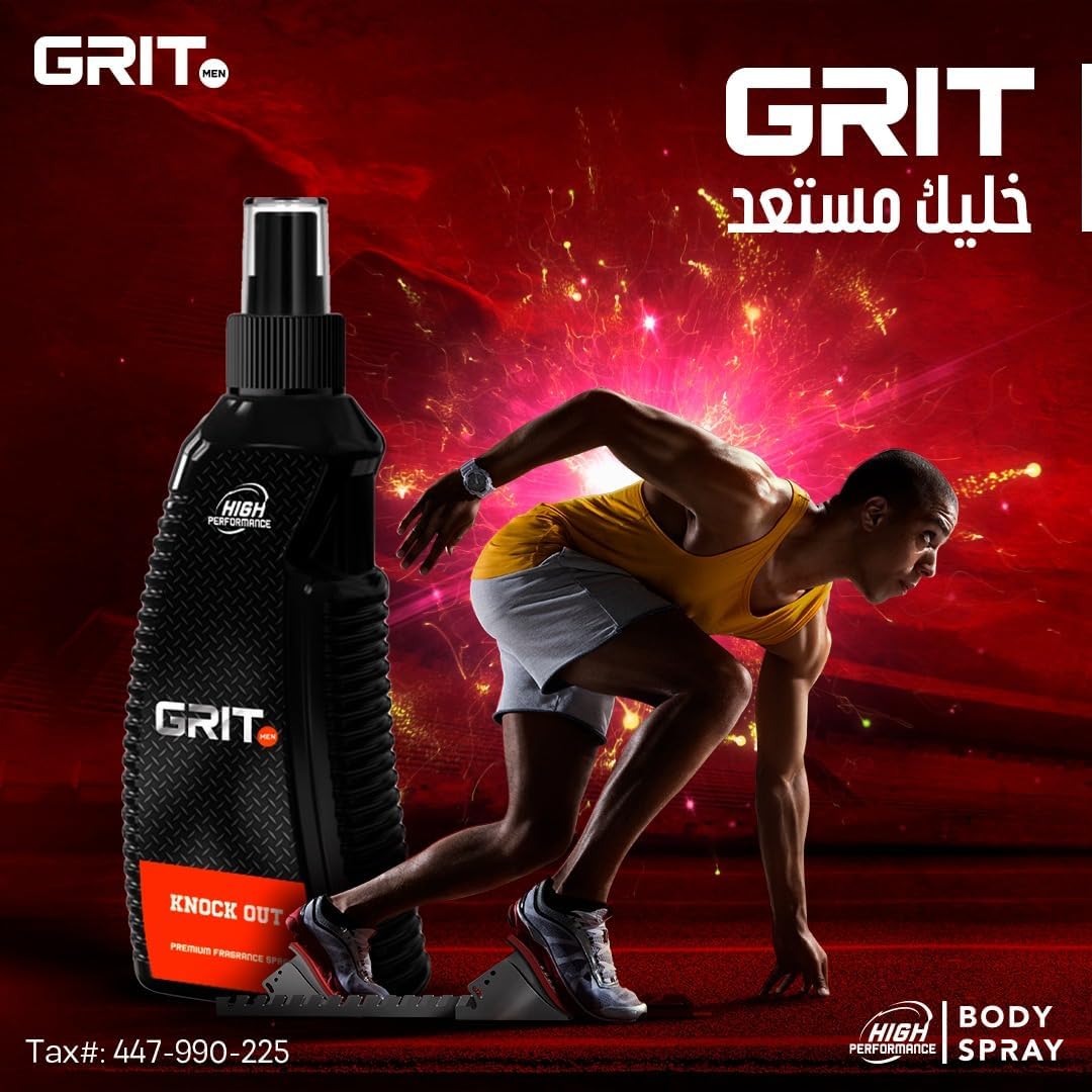 GRIT men knock out premimum fragrance body spray