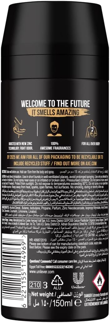Axe Body Spray for Men Dark Temptation 150ML