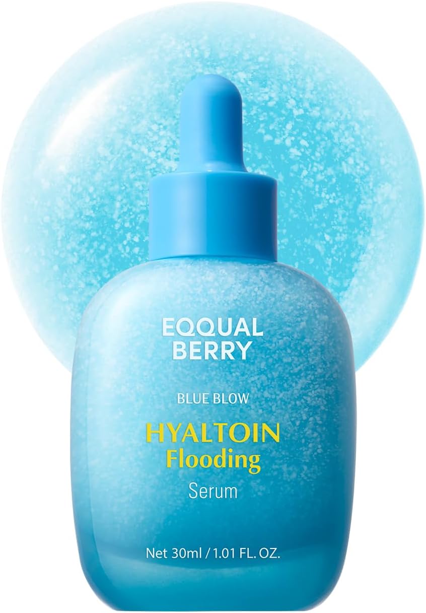 EQQUALBERRY Hyaltoin Flooding Smoothie Serum 30ml | Hydrating Serum with 11 Hyaluronic Acids + Ectoin, Soothing and Refreshing Effect