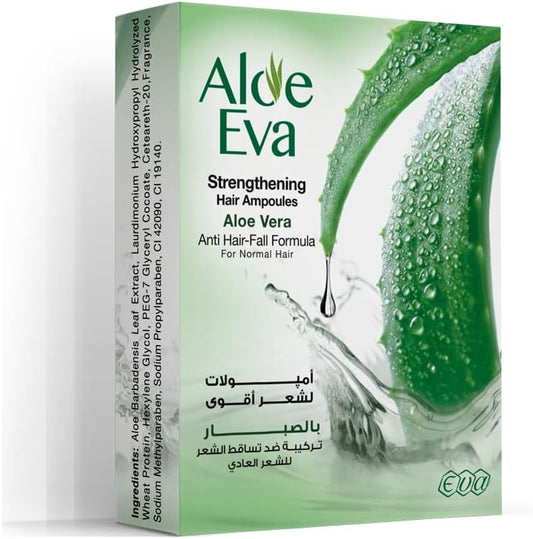 Aloe Eva hair strengthening ampoules with aloe vera 15 ml ( 4 ampoules)
