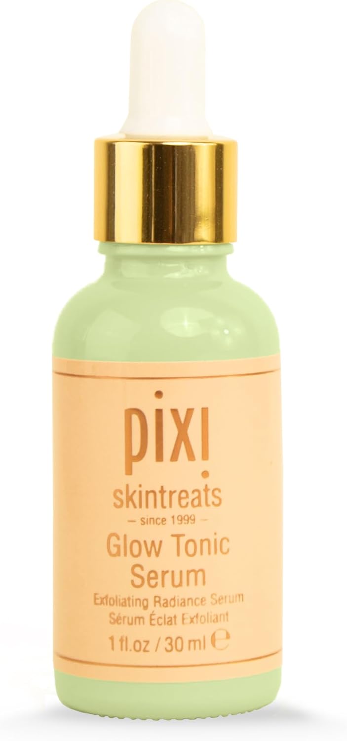 Pixi Beauty Glow Tonic Serum | Lightweight Facial Serum | Exfoliating Glycolic Acid Purifies Skin And Enhances Your Natural Glow | 1.01 Fl Oz