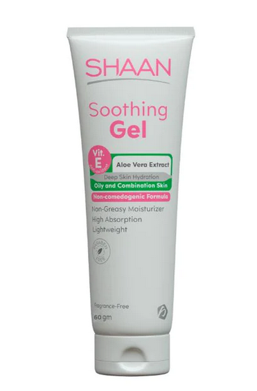 Shaan SOOTHING GEL OILY AND COMBINATION SKIN 60GM