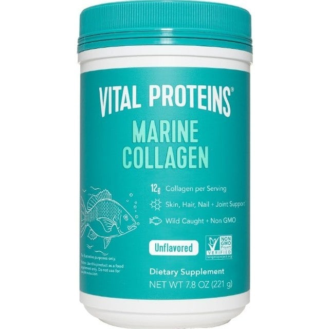 Vital Proteins Marine Collagen Peptides Powder Supplement for Skin Hair Nail Joint