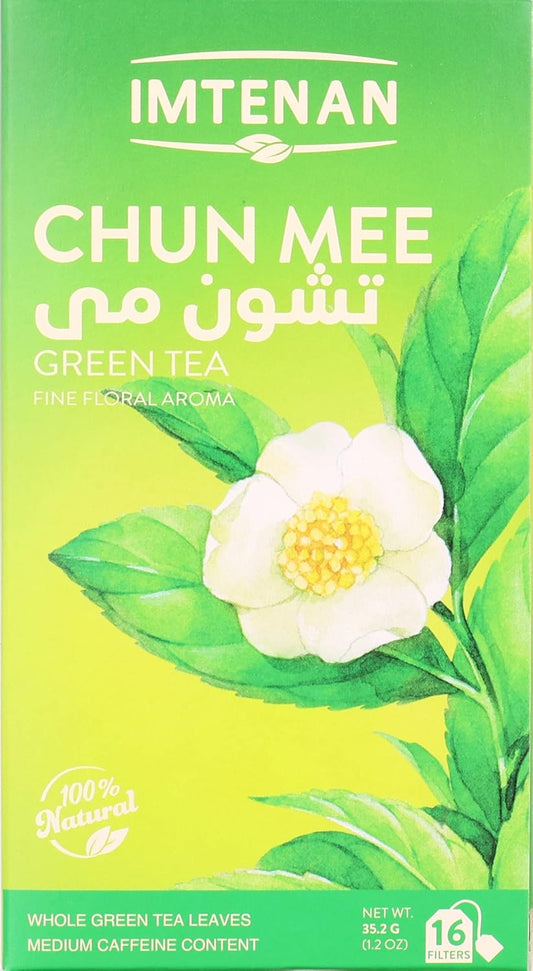 Imtenan Chunmei green tea 16 filters