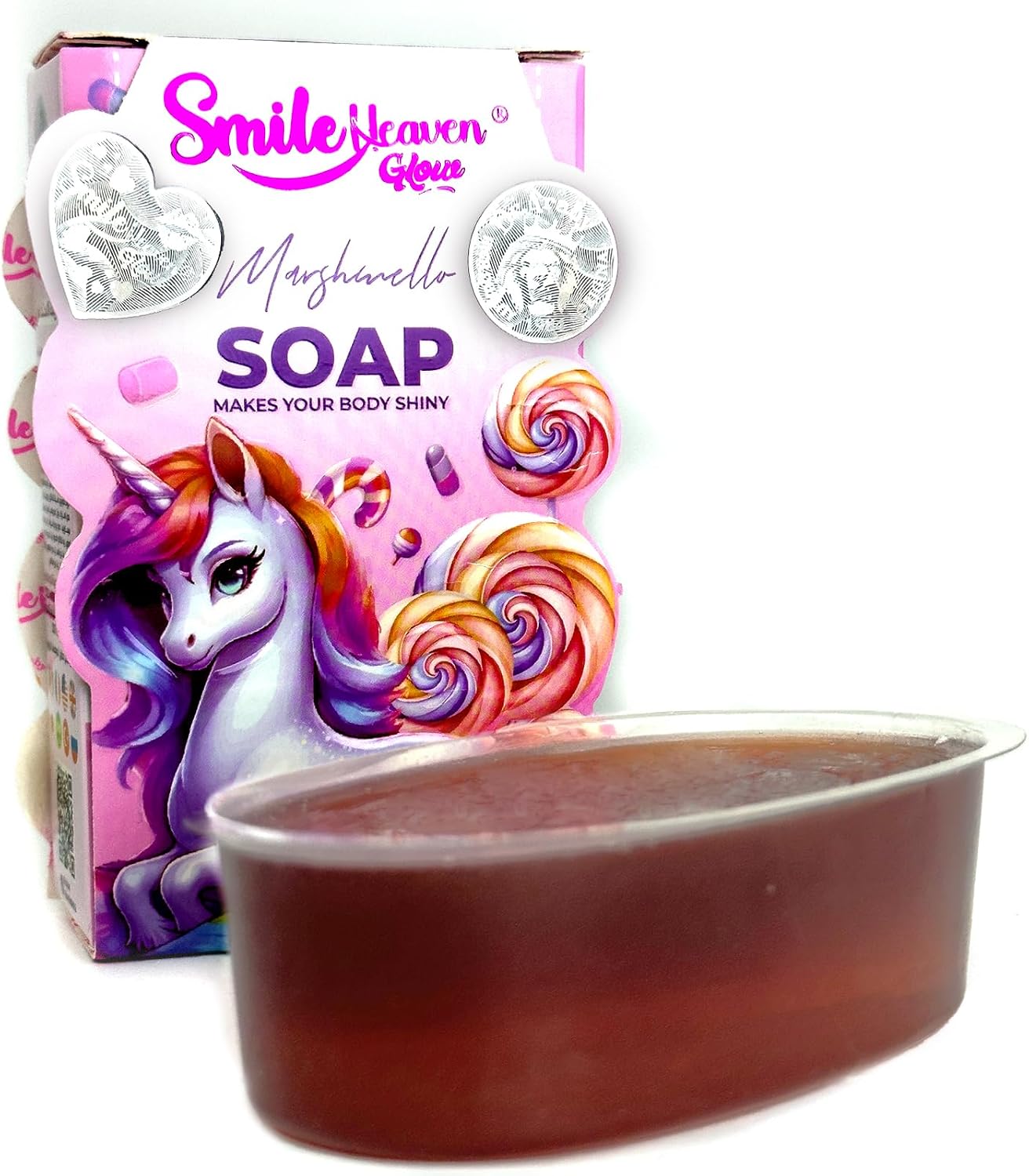Smile Heaven - Soap, For Daily Use, 125GM, Sensual Fragrance, Makes Your Body Shiny (Marshmelo)