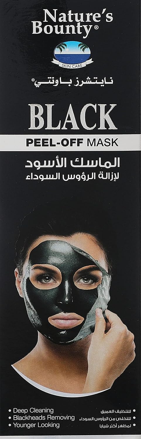 Nature's Bounty Black Peel-Off Mask for Blackheads - 100 ml