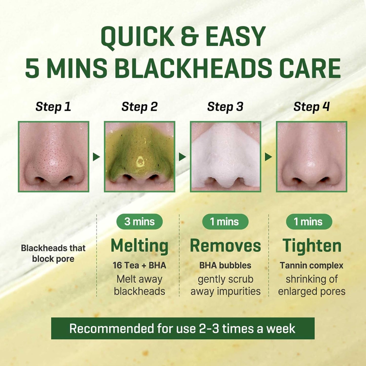 SOME BY MI Bye Bye Blackhead 30 Days Miracle Green Tea Tox Bubble Cleanser