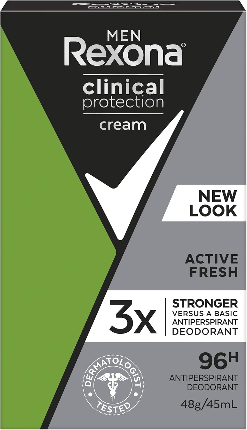 Rexona for Men Clinical Protection Antiperspirant Deodorant Cream 45ml