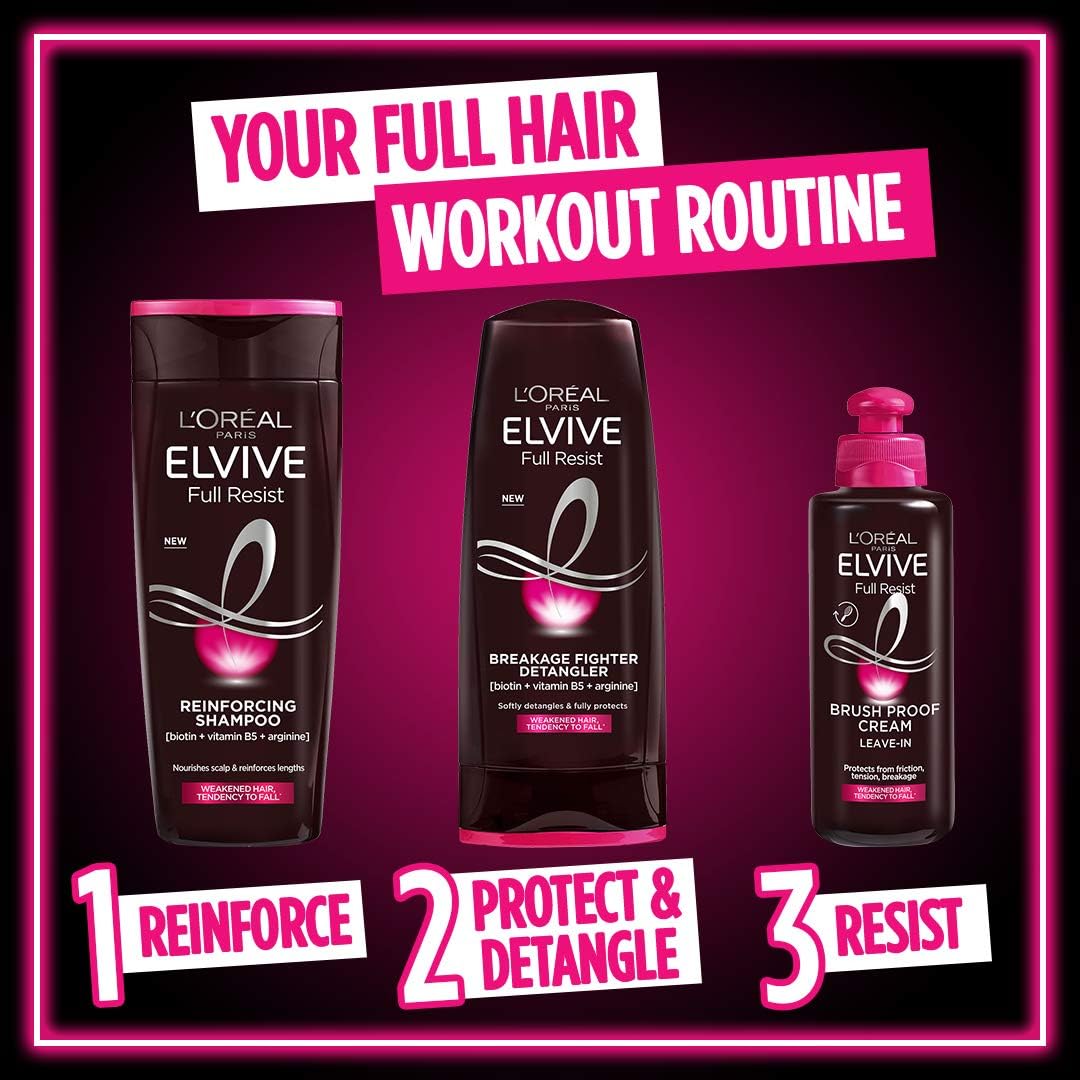 L’Oréal Paris L'Oréal Paris Elvive Leave In, Full Resist Push Pull Hair cream, 200 Ml