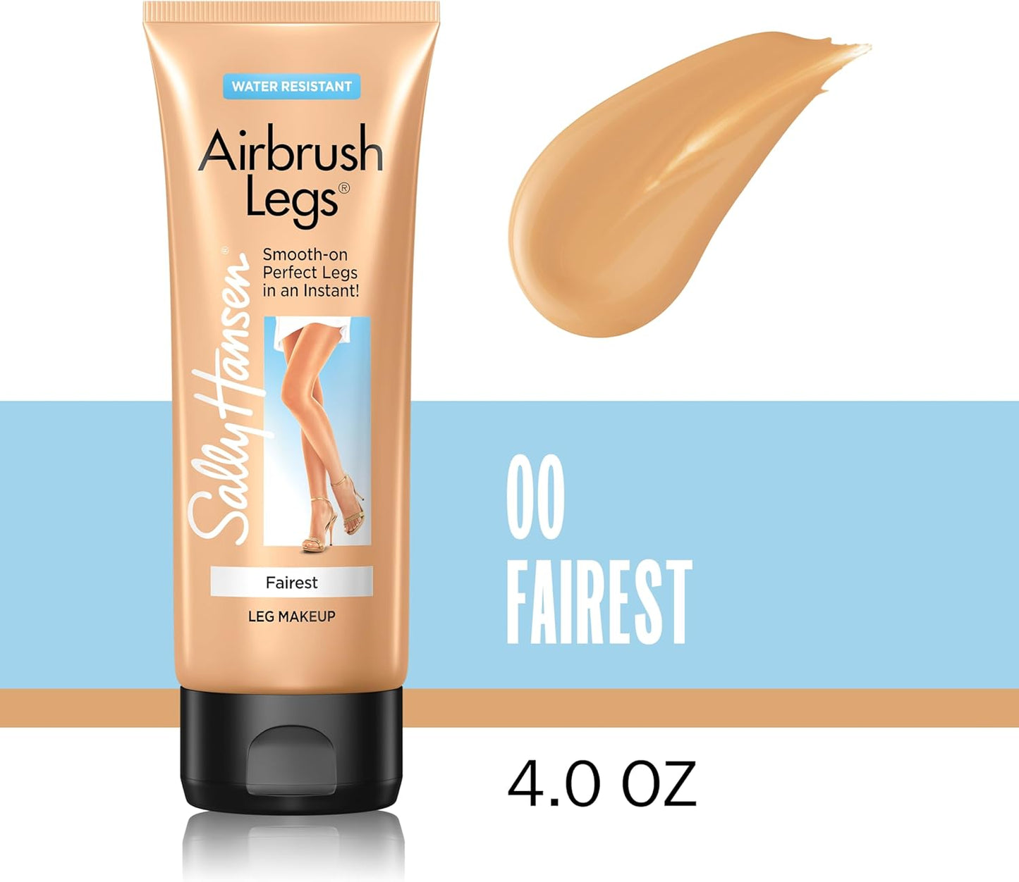 Sally Hansen - Airbrush Legs, Leg Makeup Foundation - Fairest (118ml)