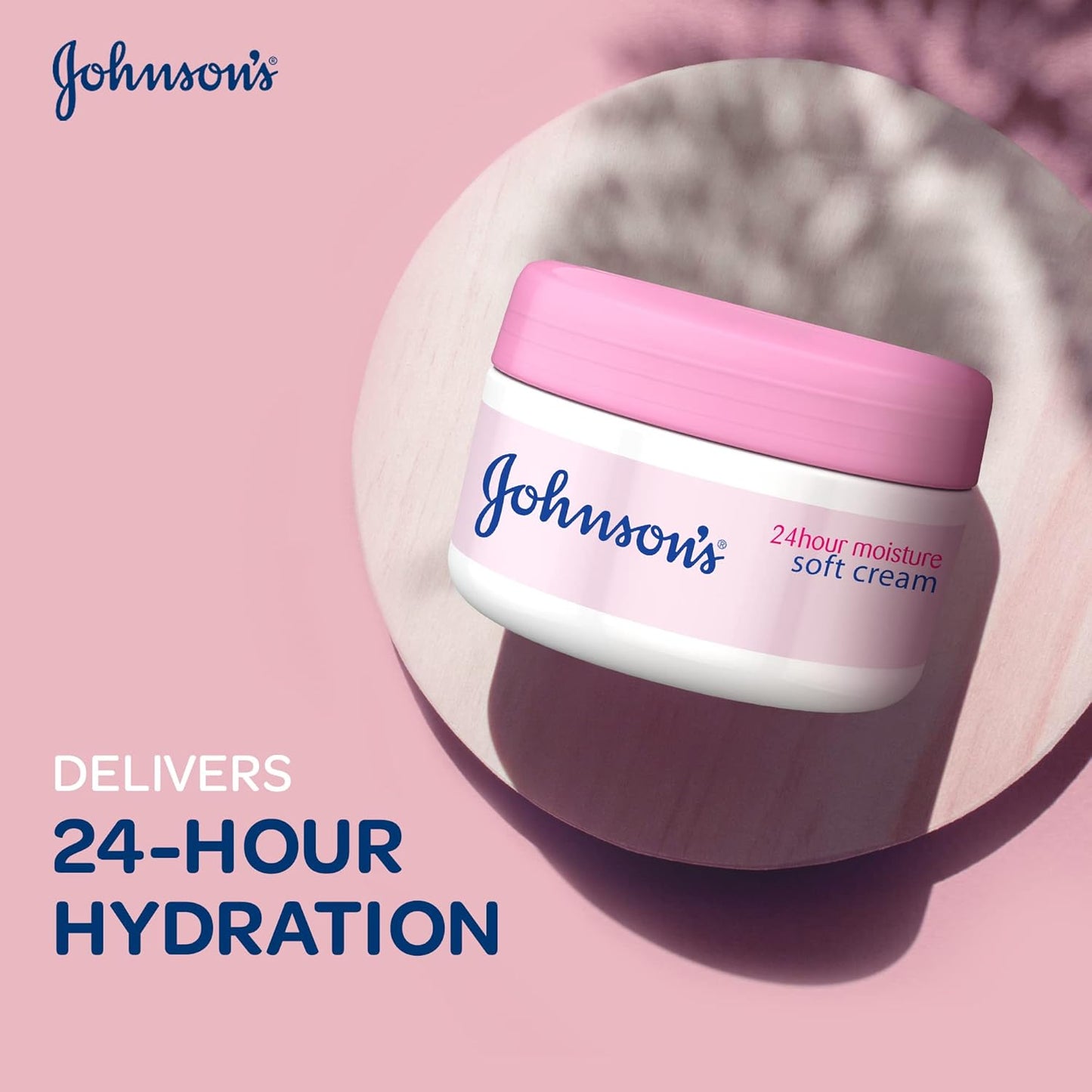 JOHNSON’S, Body Cream, 24 HOUR Moisture, Soft, 100ml