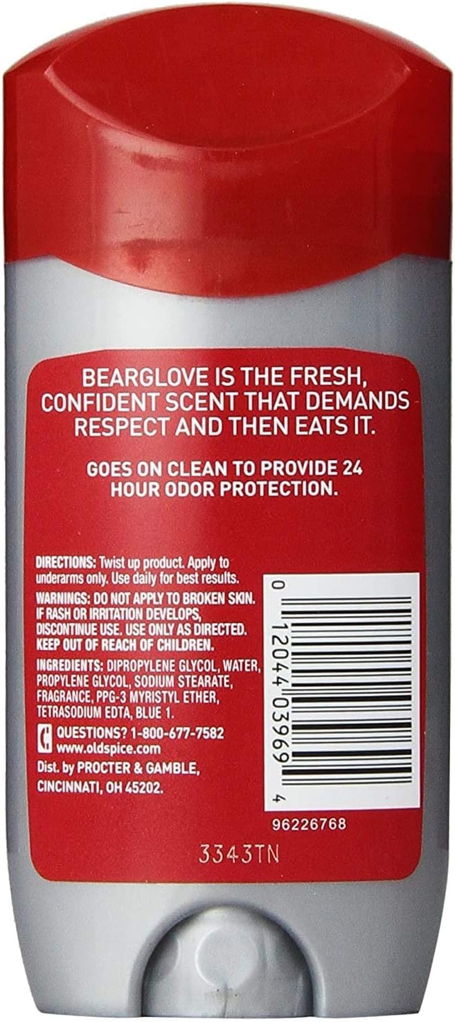 Old Spice Wild Collection Bearglove Solid Deodorant, 85 g