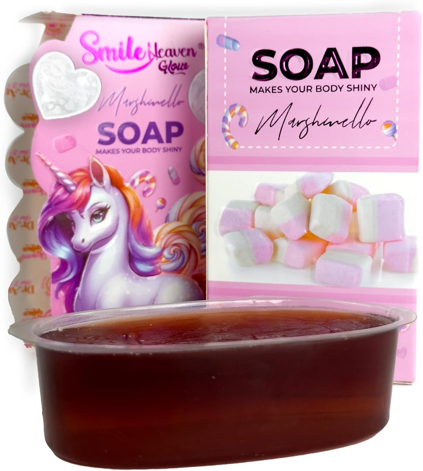 Smile Heaven - Soap, For Daily Use, 125GM, Sensual Fragrance, Makes Your Body Shiny (Marshmelo)