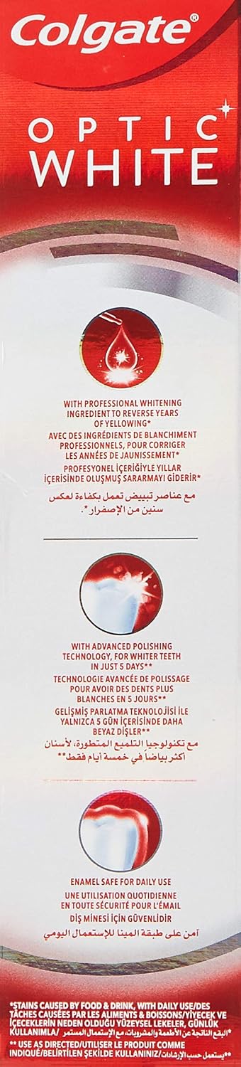 Colgate Optic White Expert White Whitening Toothpaste - 75ml