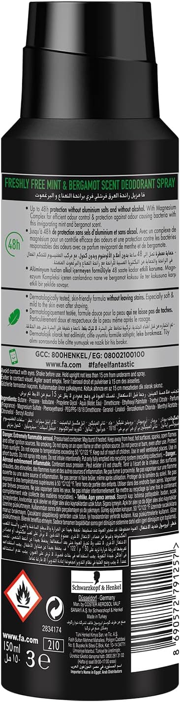 FA Men DS 150ml Mint & Bergamot