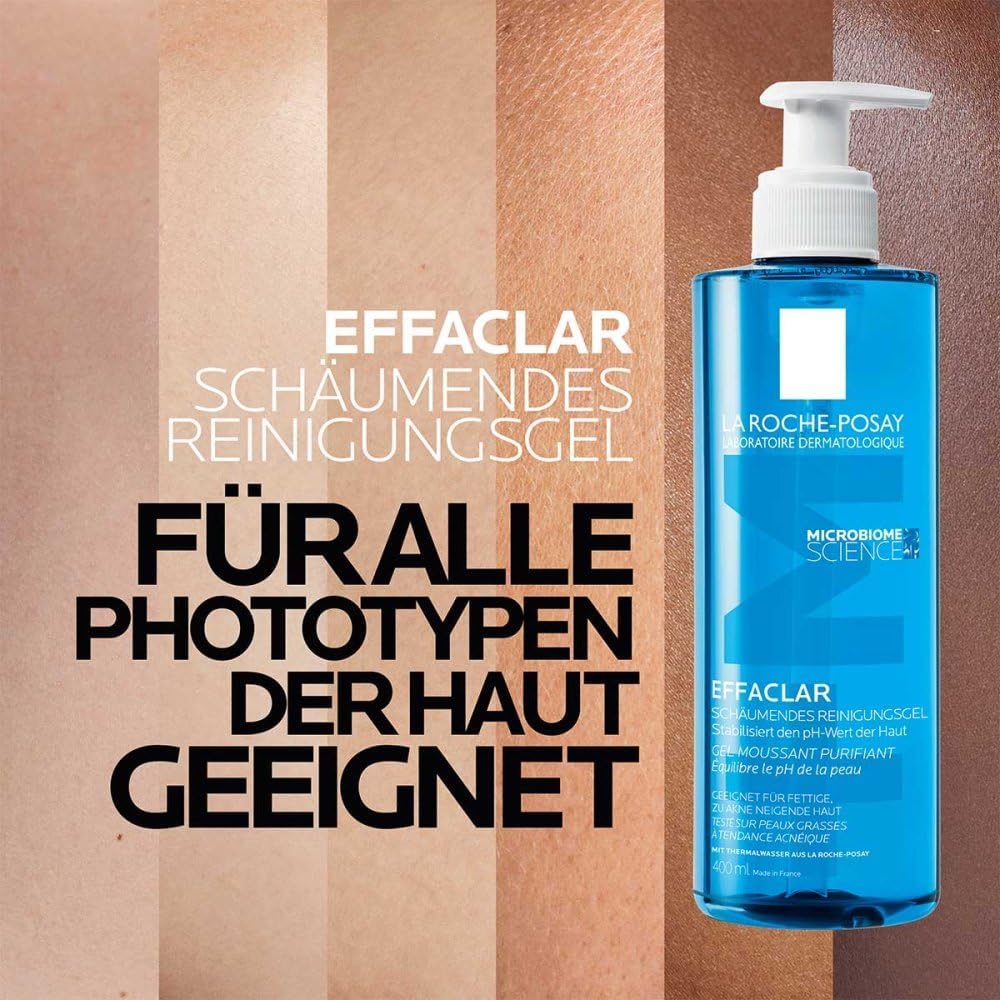 ROCHE-POSAY Effaclar foaming cleansing gel 400 ml