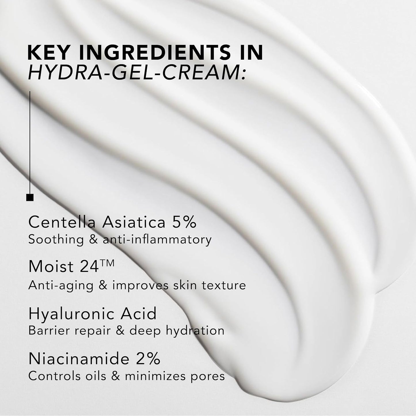Dermaelle HyaluBalance Oil-Free Hydra-Gel – Face Moisturizer for Oily & Combination Skin, Lightweight Hydration & Shine Control with Hyaluronic Acid