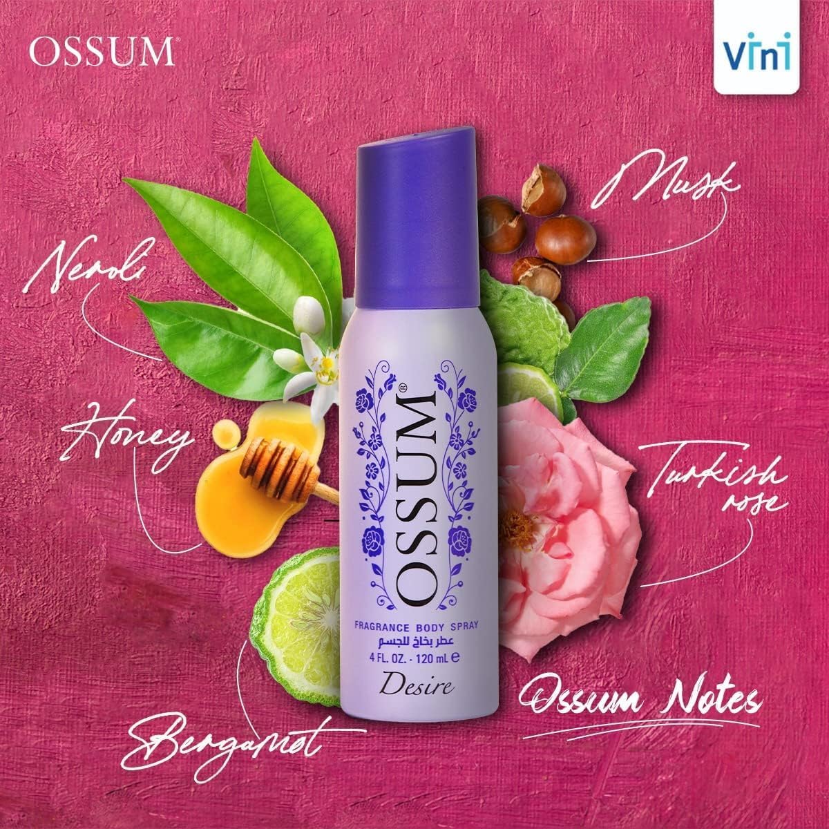 OSSUM Perfume spray 120ml- Desire