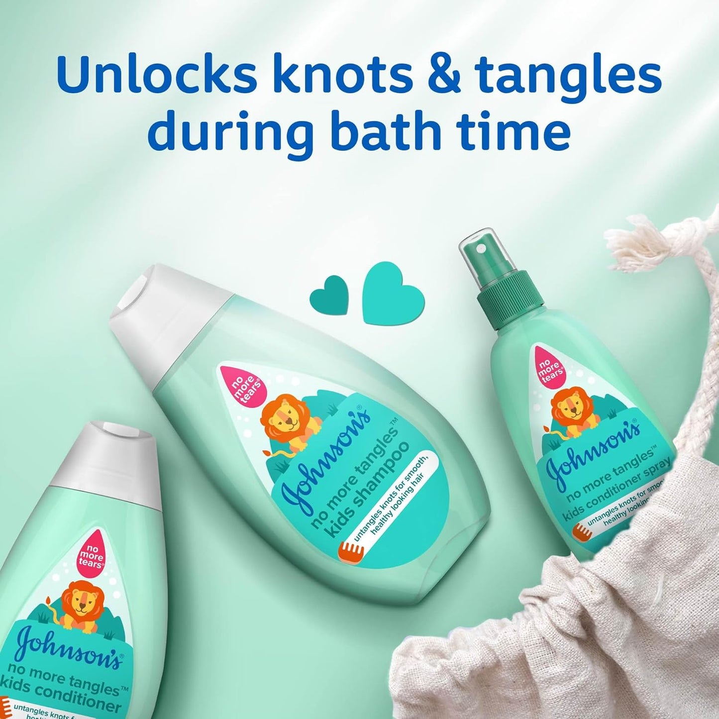 JOHNSON’S Kids Conditioner Spray - No More Tangles, 200ml