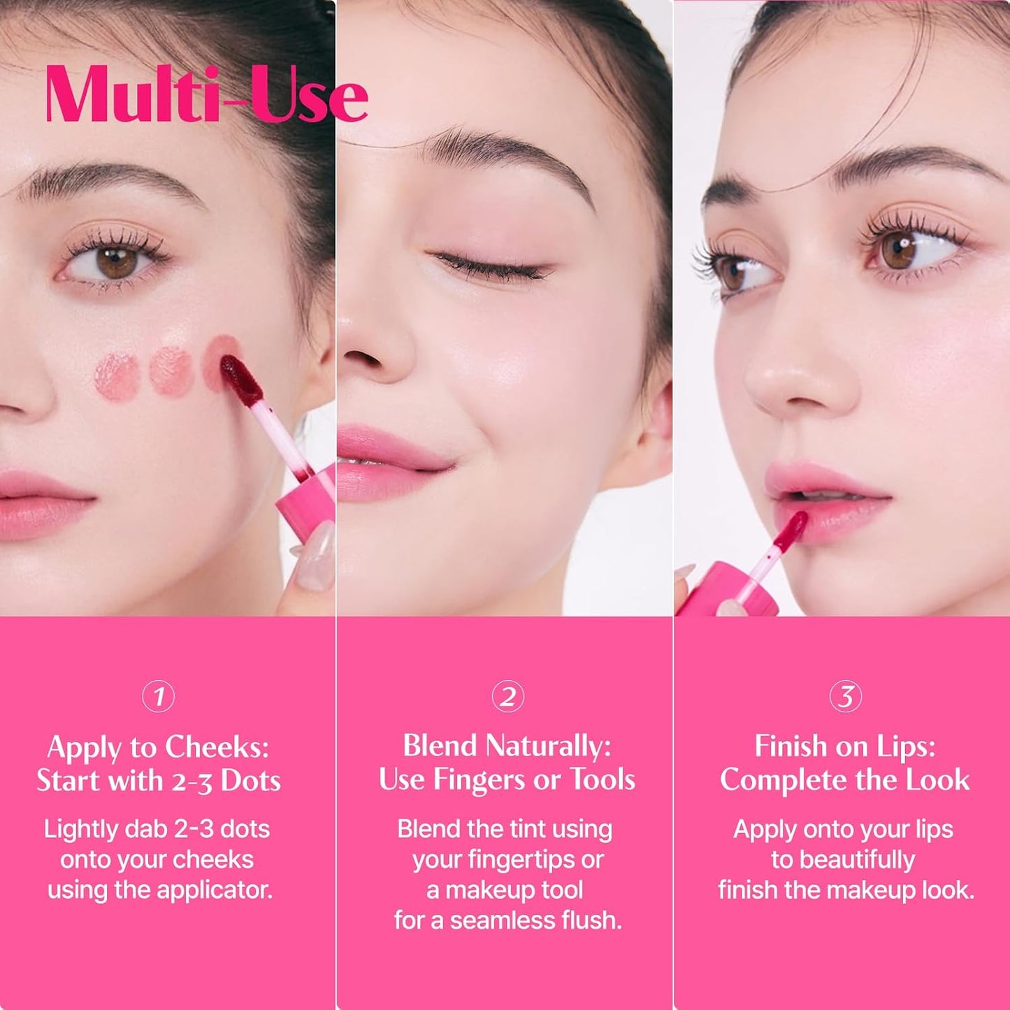 Etude House Dear Darling Water Tint Strawberry Ade (21AD) Bright Vivid Color Lip Tint with Moisturizing Pomegranate & Grapefruit Extract