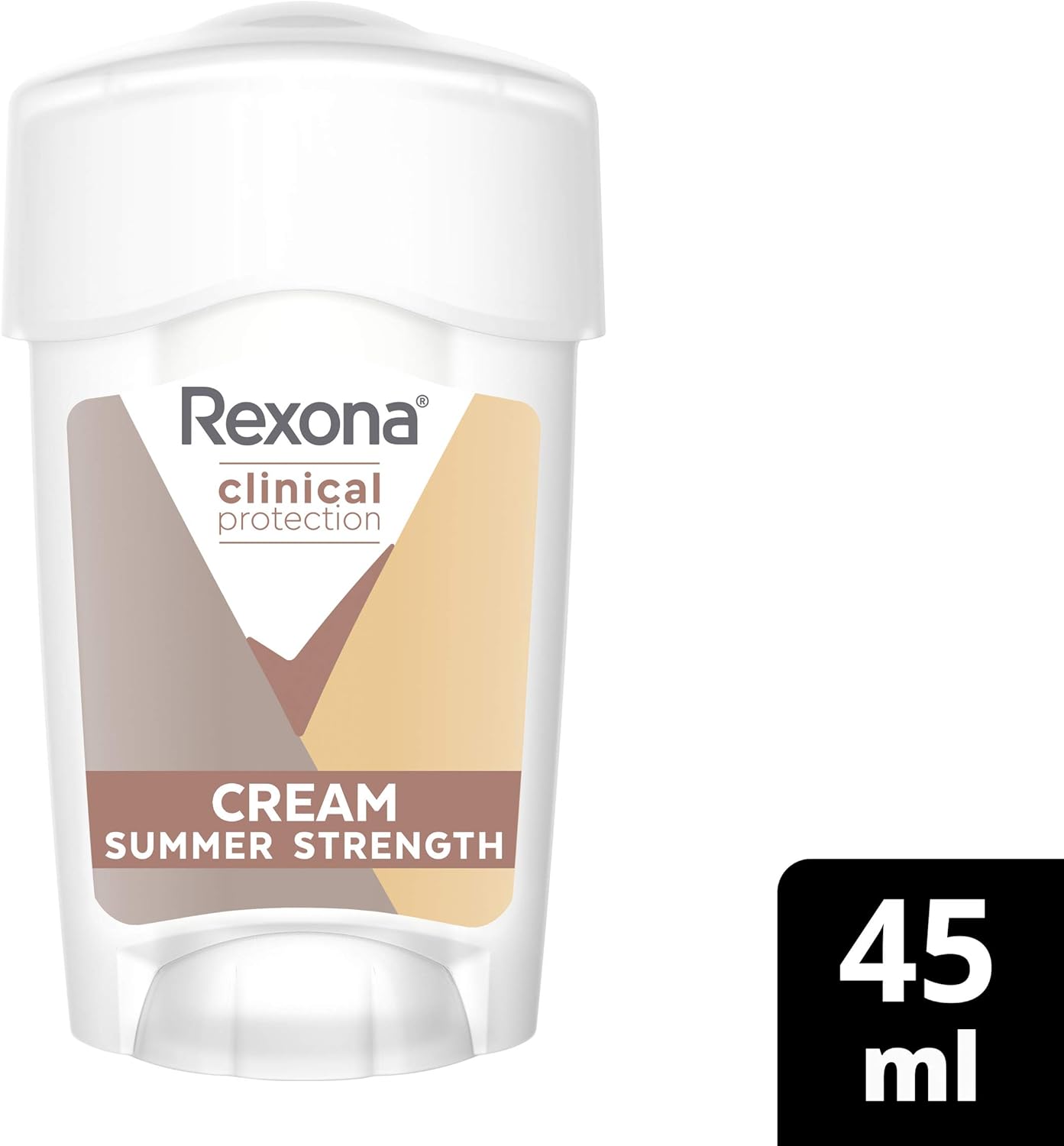 Rexona Women Clinical Antiperspirant Cream Stick Deodorant Summer Strength, 45ml, 96 Hour Protection