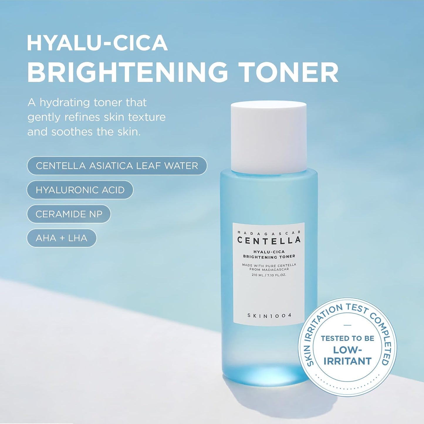 Skin1004 Madagascar Centella Hyalu-Cica Brightening Toner 210 ml
