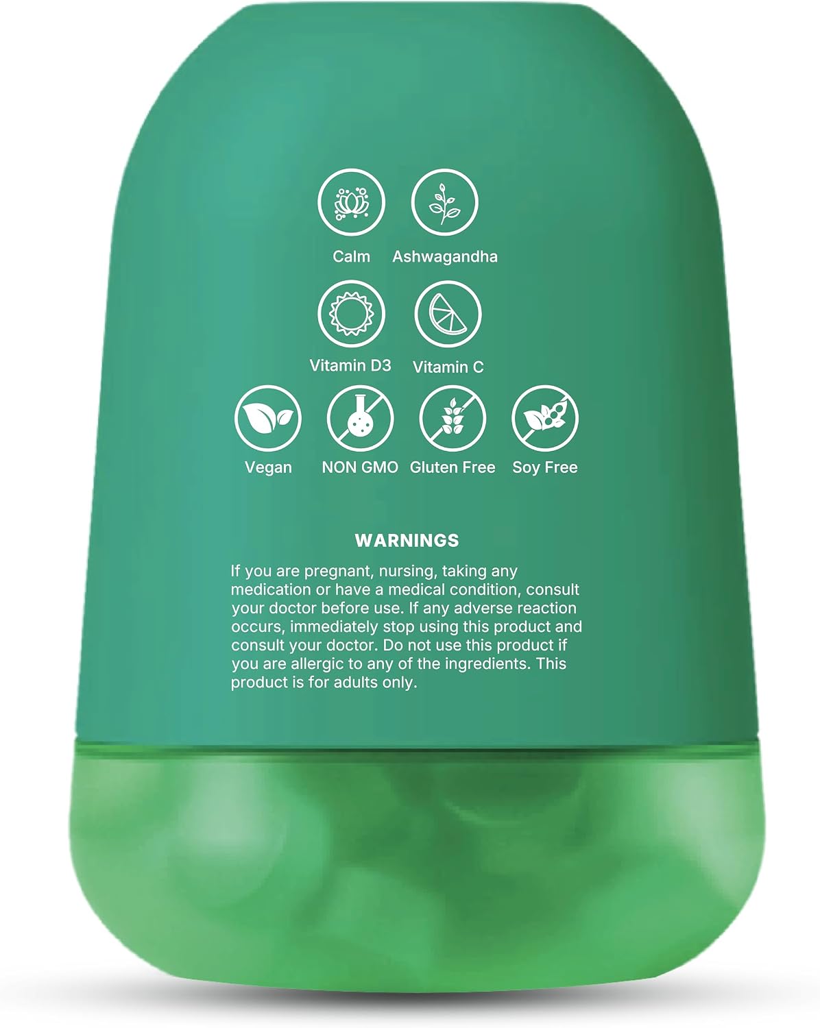 MYVI Calm Nutritional Supplement for Daily Stress Management and General Calmness