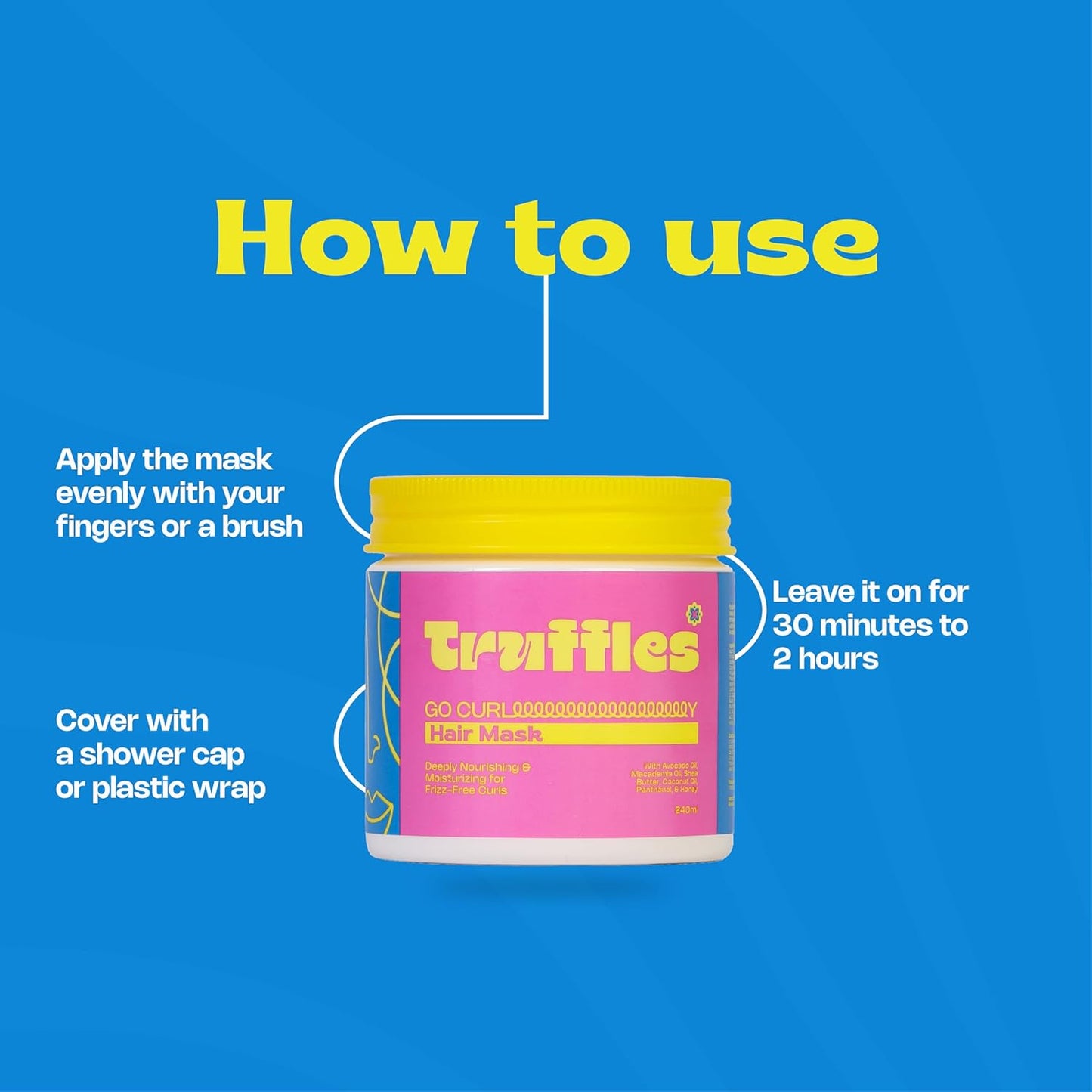 Truffles Go Curly Hair Mask 240ml