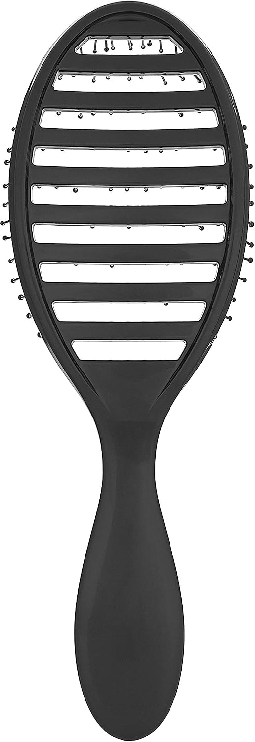 Wet Brush Vented Design and Ultra Soft Heatflex Bristles Speed Dry Hair Brush, Black
