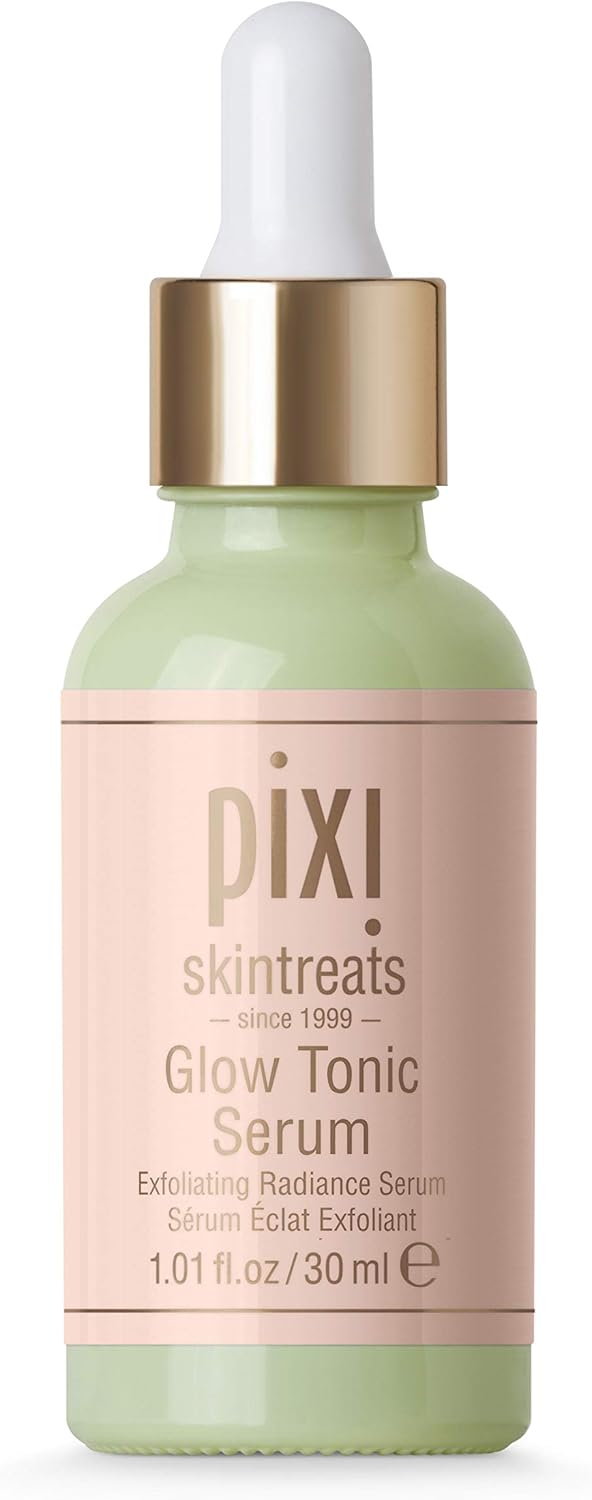 Pixi Beauty Glow Tonic Serum | Lightweight Facial Serum | Exfoliating Glycolic Acid Purifies Skin And Enhances Your Natural Glow | 1.01 Fl Oz