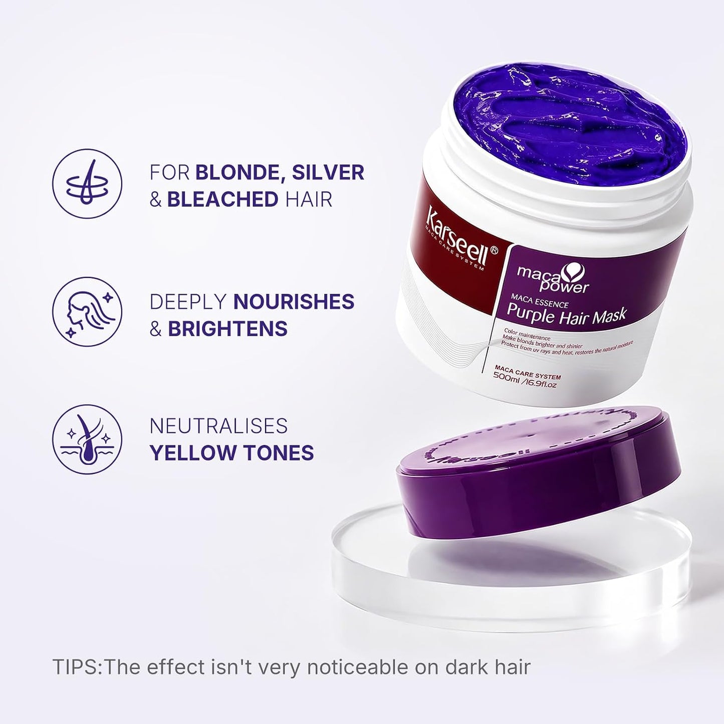 Karseell Maca Power Purple Hair Mask 500ml