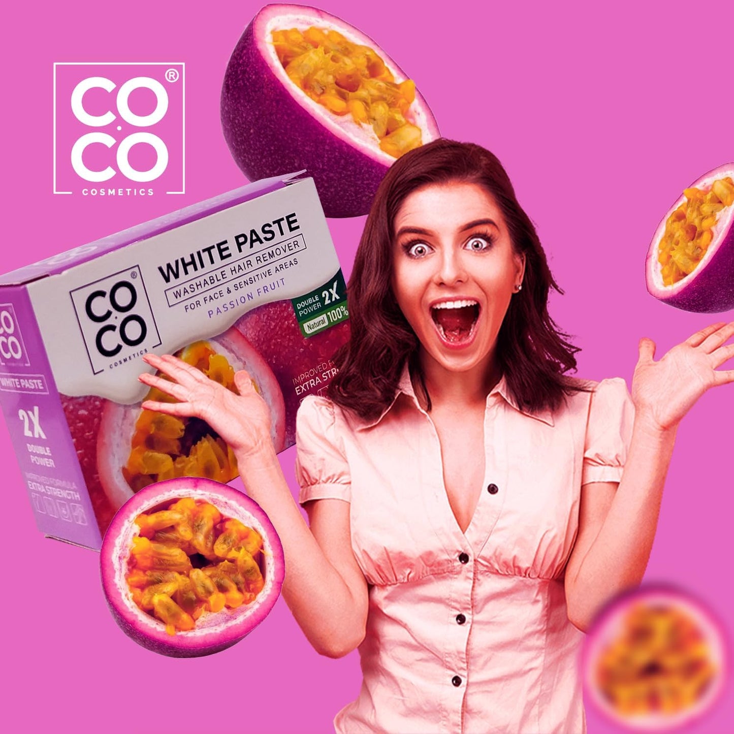COCO White Paste Passion Fruit 100 Gram