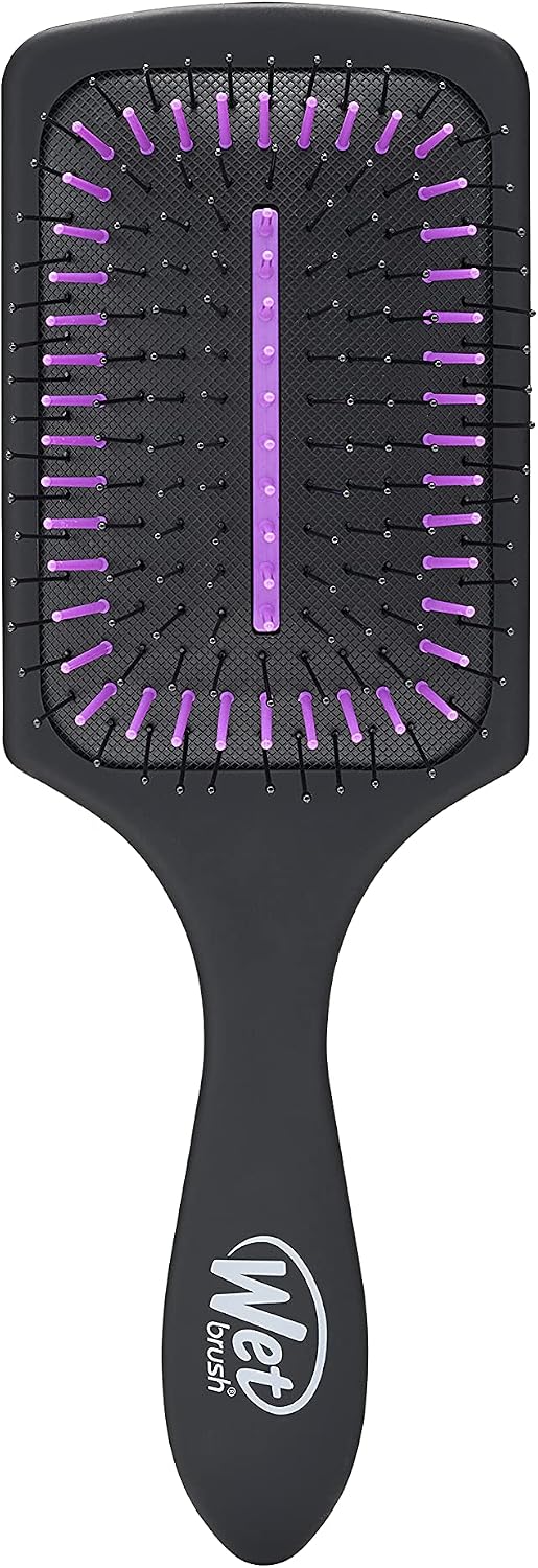 Wet Brush Vented Design and Ultra Soft Heatflex Bristles Speed Dry Hair Brush, Black