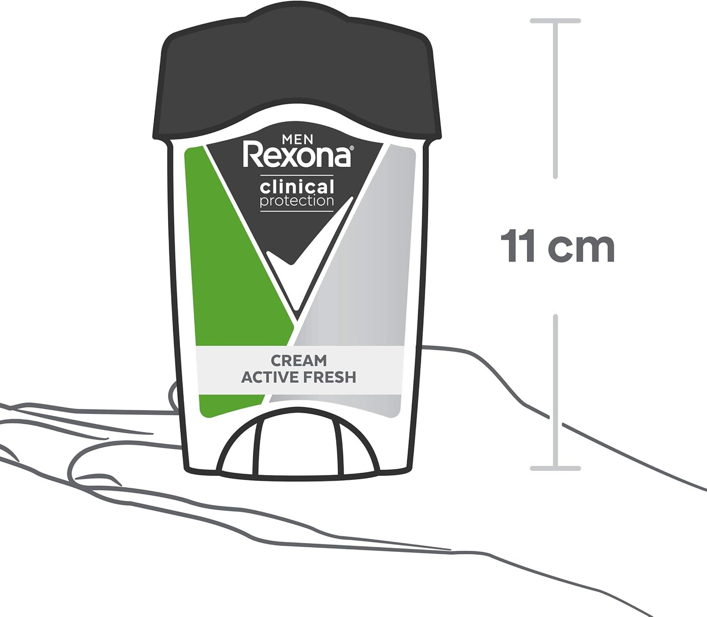 Rexona for Men Clinical Protection Antiperspirant Deodorant Cream 45ml