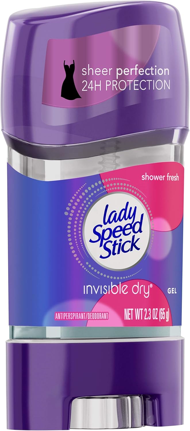 Mennen Lady Speed Shower Stick Deodorant for Women, 2.3 oz