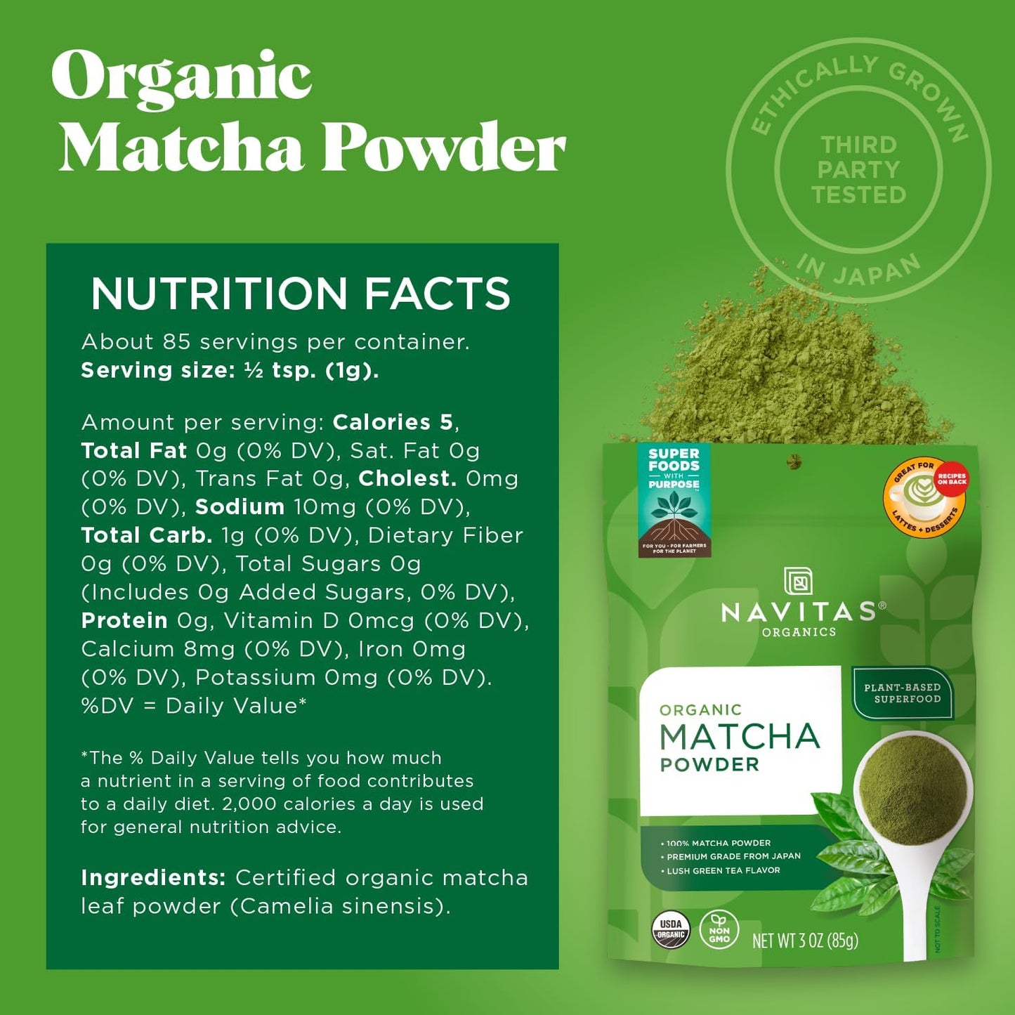 Navitas Organics Matcha Powder