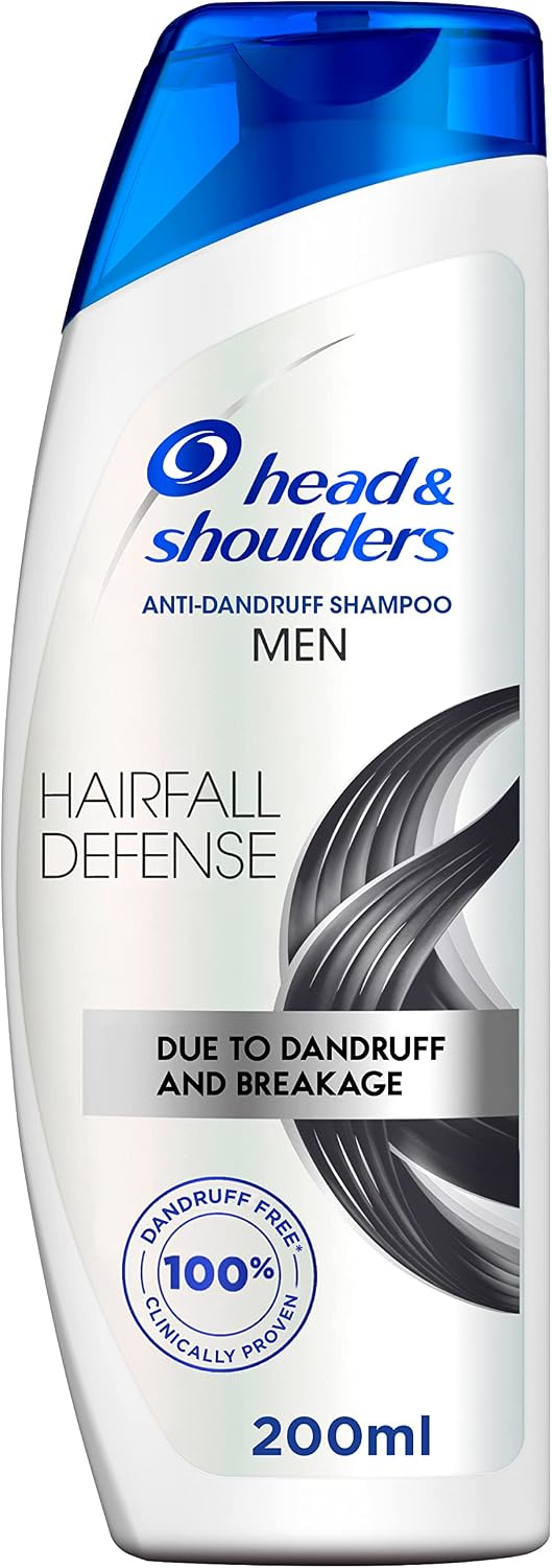 Head & Shoulders Hairfall Defense Anti-Dandruff Shampoo For Men 400ml