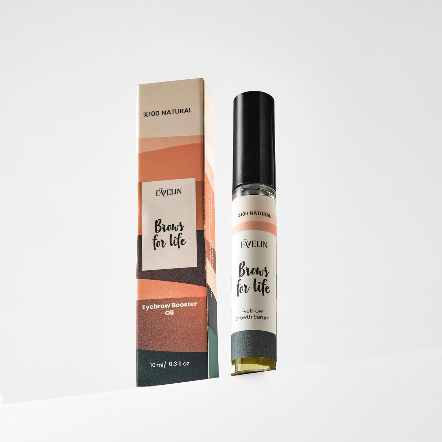 Favelin Brows For Life Eyebrow Serum 10 Ml | Unleash Your Natural Brow | Natural Oils Vitamin E