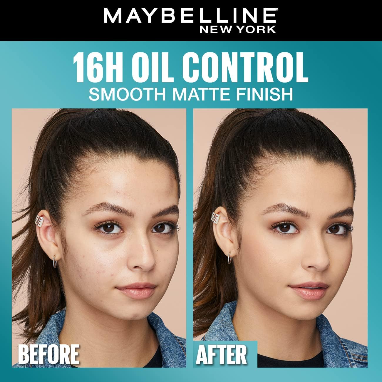 Maybelline New York Fit Me Matte + Poreless – 120 Classic Ivory