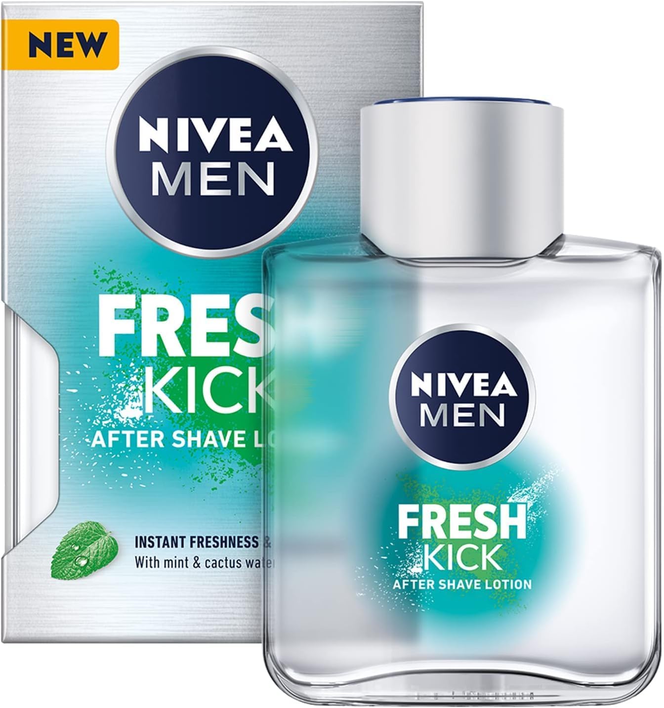 NIVEA MEN After Shave Fluid, Fresh & Cool Mint Extract, 100ml