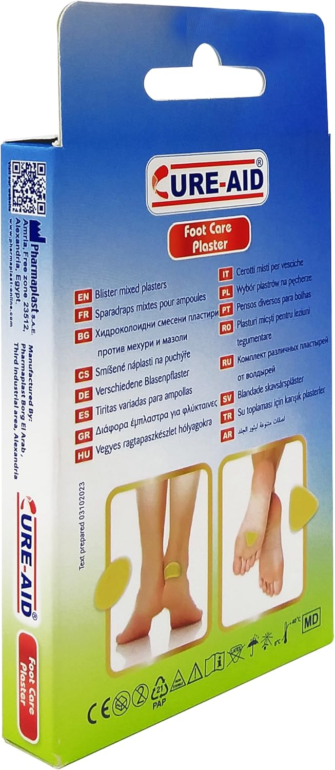 Cure Aid Foot Care Plasters - 5Pcs