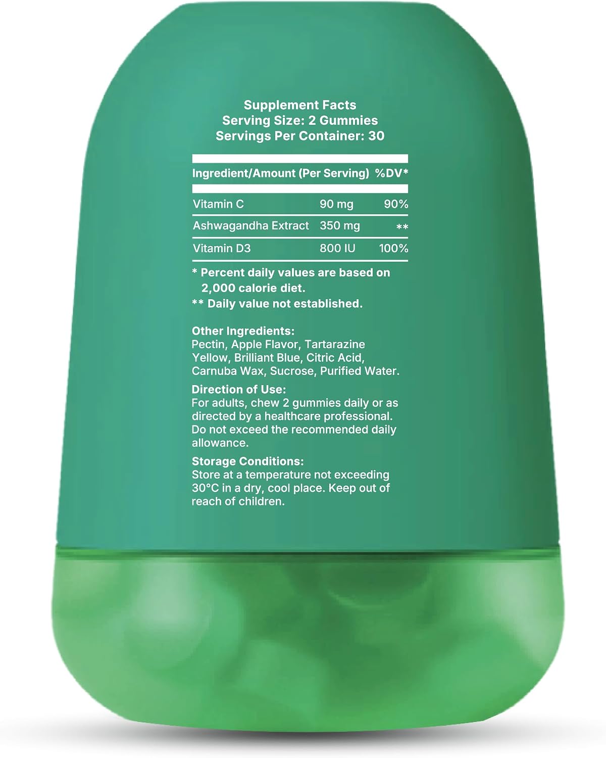 MYVI Calm Nutritional Supplement for Daily Stress Management and General Calmness