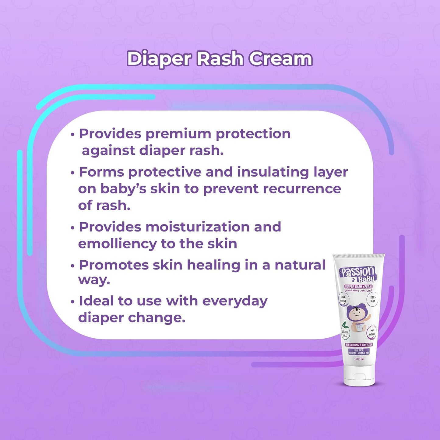 Passion Baby Diaper Rash Cream - 100GM