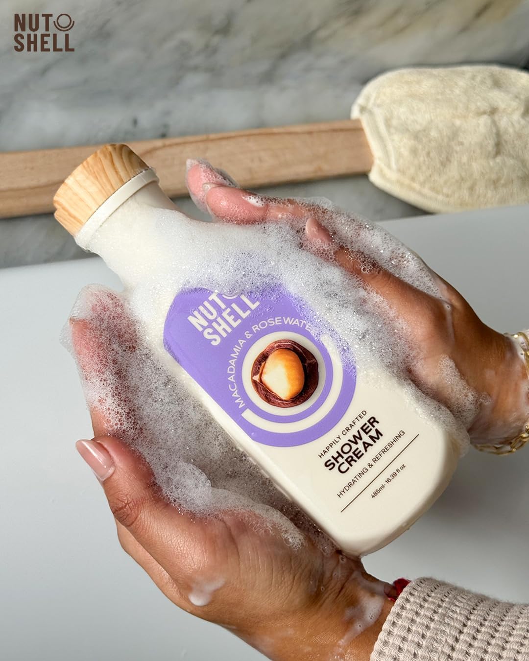 Nutshell - Macadamia & Rose Water - Shower Cream