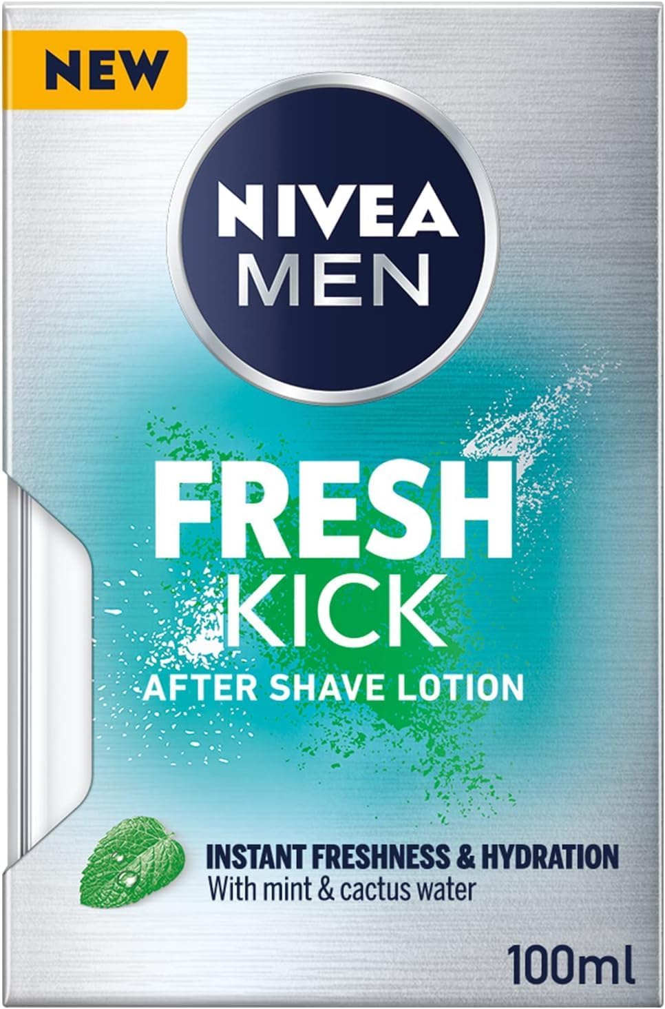 NIVEA MEN After Shave Fluid, Fresh & Cool Mint Extract, 100ml