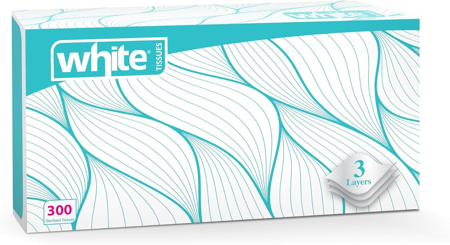 White facial, 210 tissues, 5 packs
