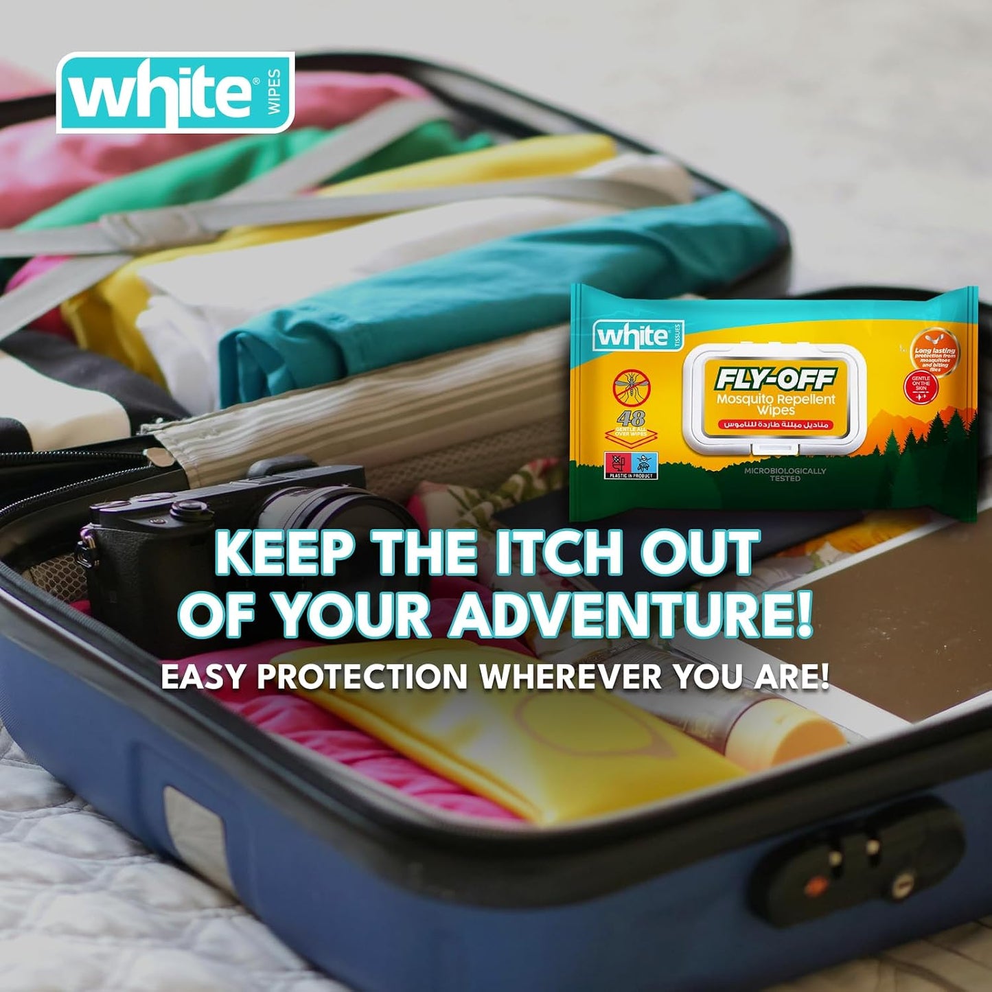 White fly-off 48pcs