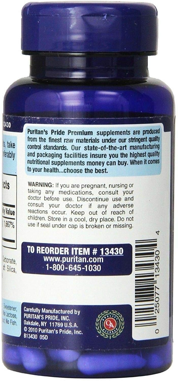 Puritan's Pride Super Biotin 5000 mcg Food Supplement